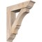 Ekena Millwork Balboa Traditional Smooth Bracket w/ Offset Brace, Douglas Fir, 7 1/2"W x 30"D x 34"H BKT0806X30X34BOA01SDF - alternate 1